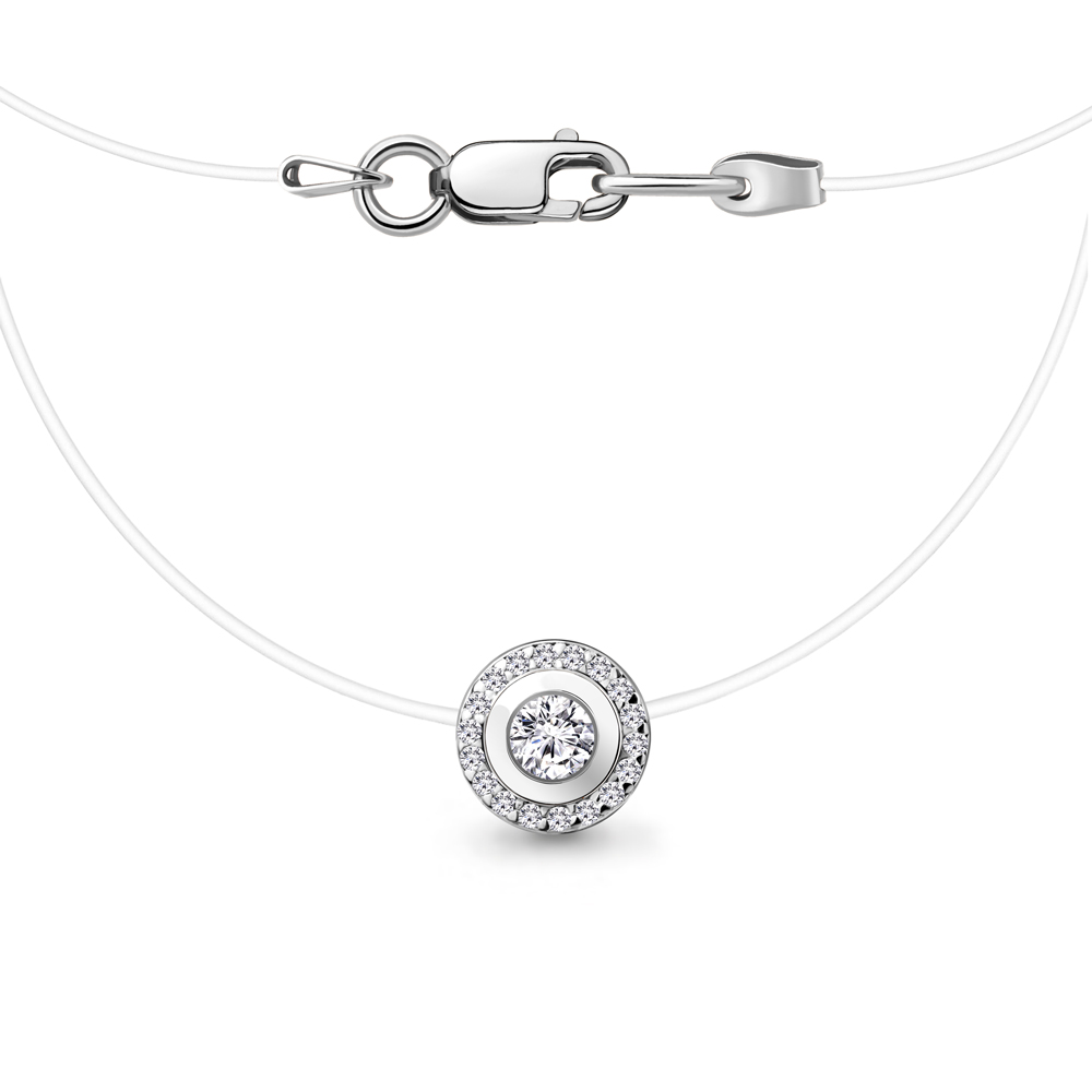 

Колье из серебра с фианитом Aquamarine 38 см Aquamarine 73605А_925_р, 73605А_925_р