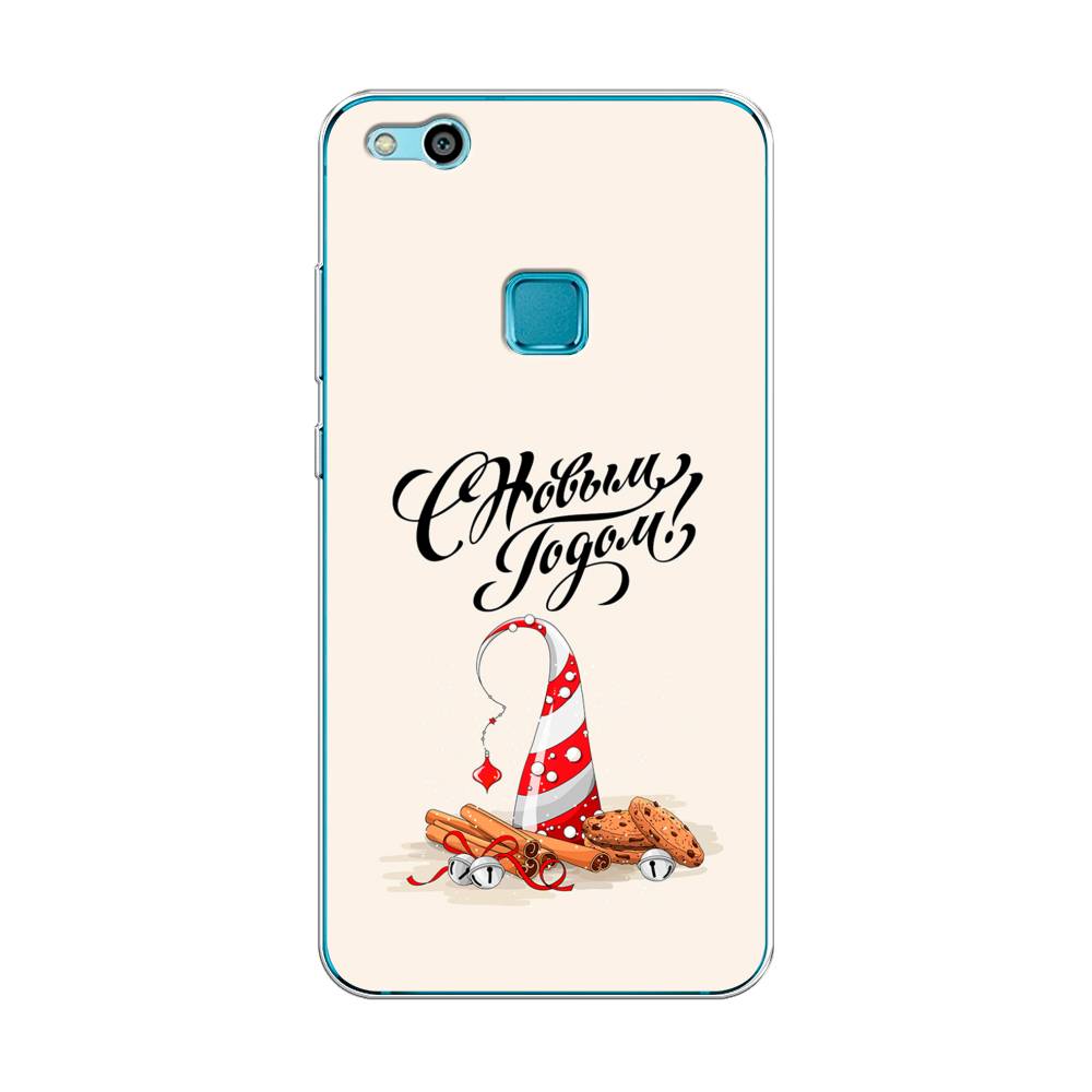 

Чехол на Huawei P10 Lite "Подарки на Новый Год", Бежевый;красный;черный, 61350-5