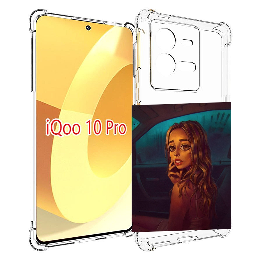 

Чехол MyPads пуп-невесты женский для Vivo iQOO 10 Pro, Прозрачный, Tocco