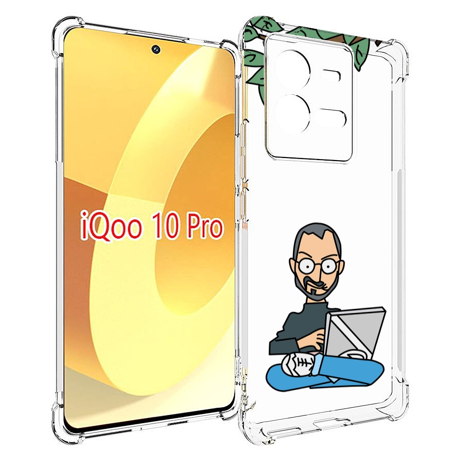 

Чехол MyPads программист для Vivo iQOO 10 Pro, Прозрачный, Tocco
