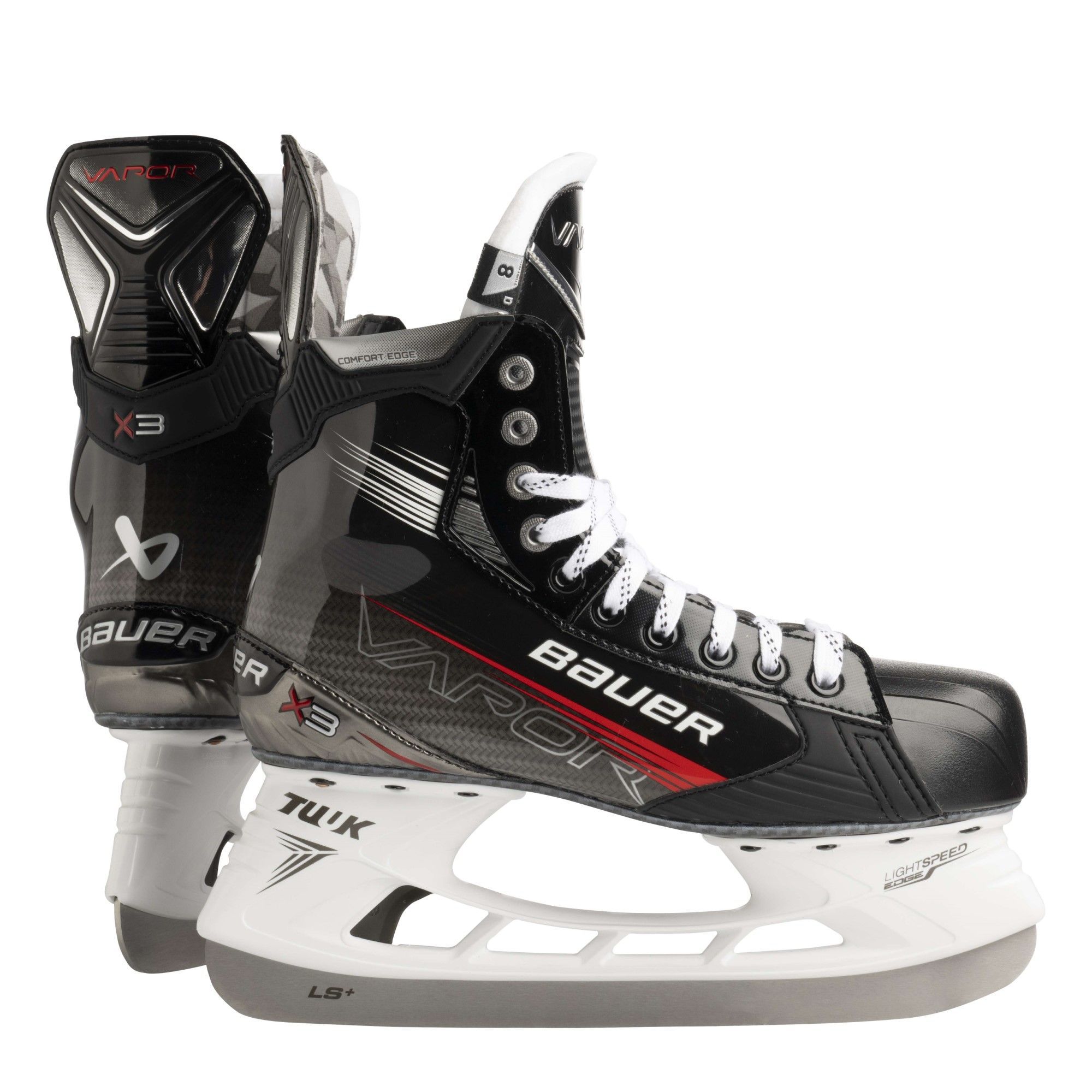

Коньки хоккейные BAUER S23 VAPOR X3 SR -EE 8.0 размер 41,5, Черный, S23 VAPOR X3 SR