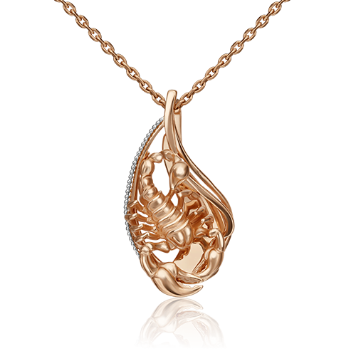 

Кулон из красного золота/белого золота PLATINA jewelry 03-2814-05-000-1111-48, 03-2814-05-000-1111-48