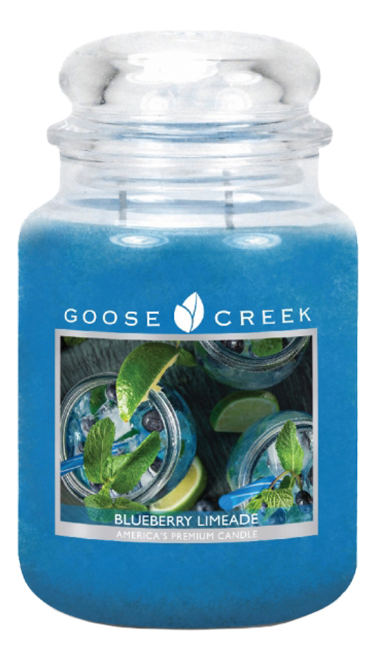 фото Ароматическая свеча goose creek blueberry limeade (черничный лимонад) 680г