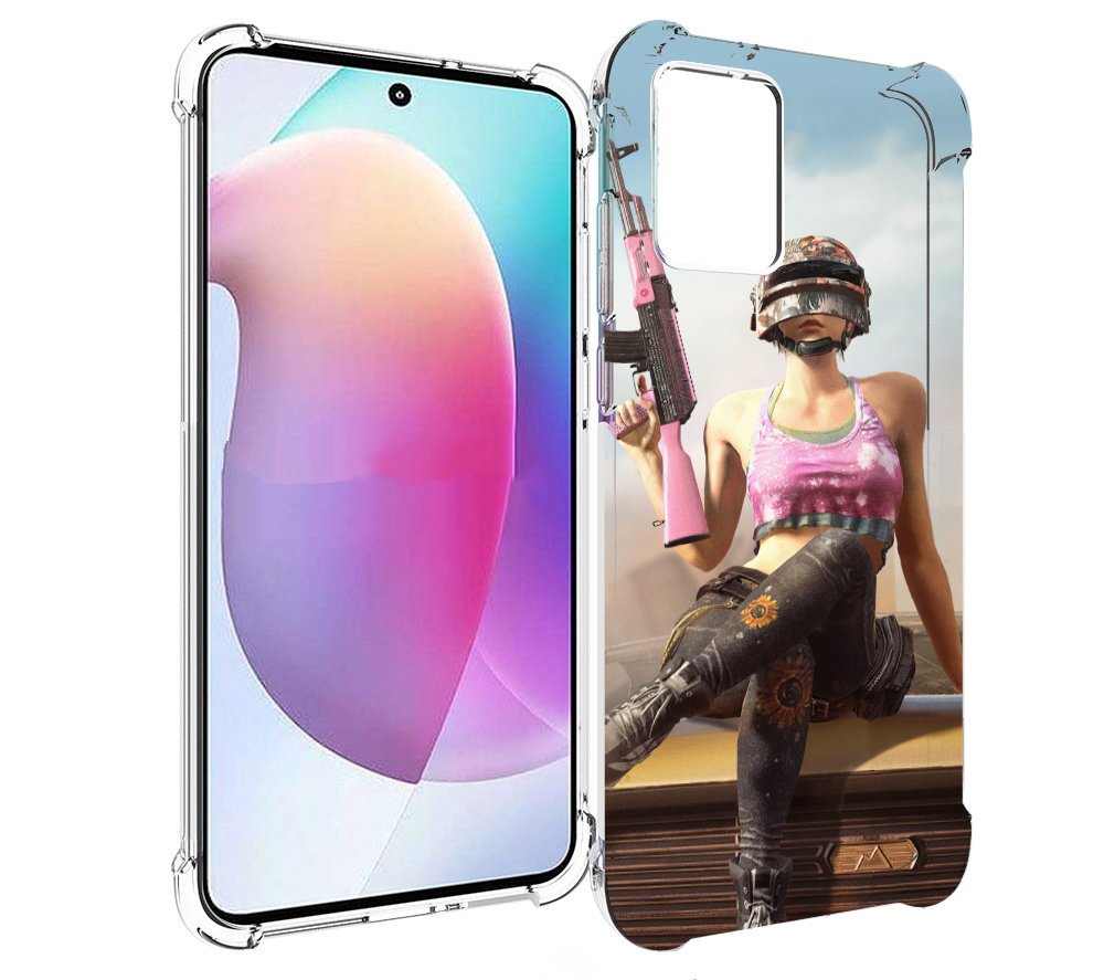 

Чехол MyPads девушка из PUBG для Motorola Edge 30 Neo, Прозрачный, Tocco