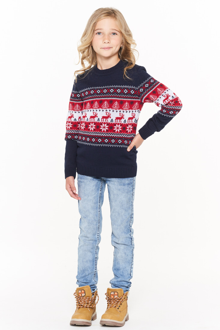 

Джемпер детский 202-10080 VAY цв.синий р.40/152, 202-10080_синий