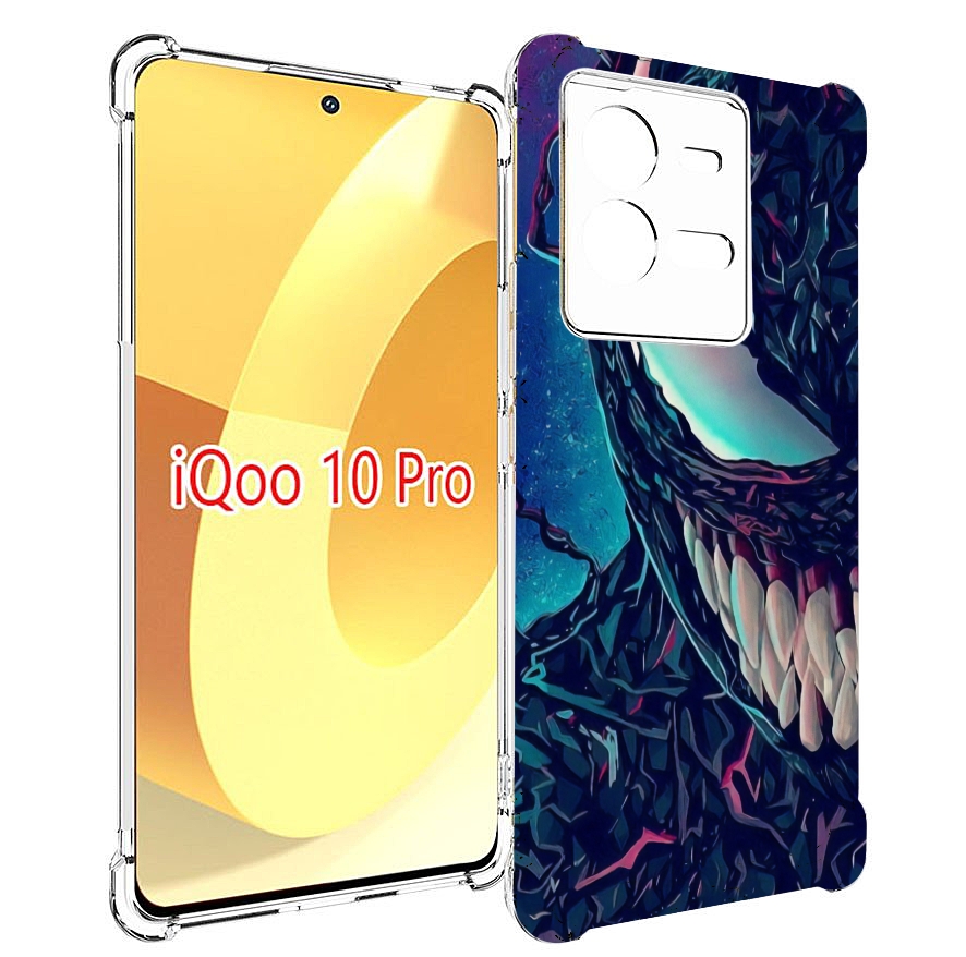 

Чехол MyPads полу веном для Vivo iQOO 10 Pro, Прозрачный, Tocco
