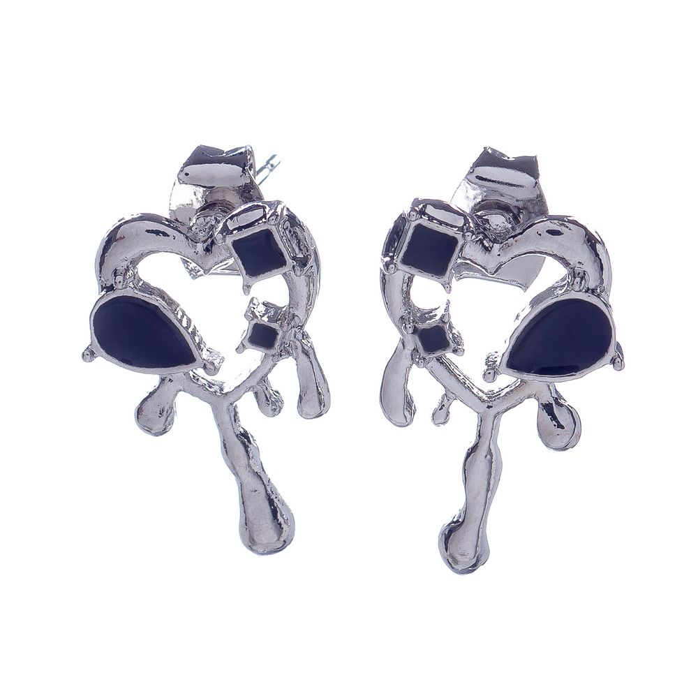 

Серьги из бижутерного сплава Moon Paris MP-23.04-010, эмаль, MP-23.04-010