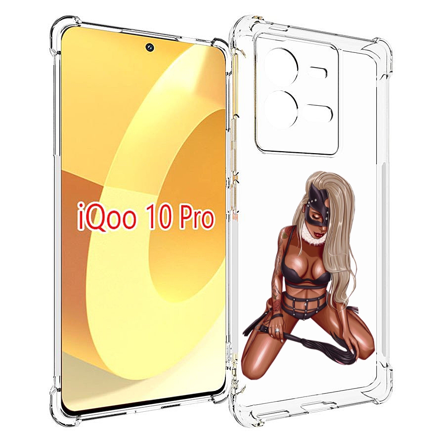 

Чехол MyPads плохая-девушка женский для Vivo iQOO 10 Pro, Прозрачный, Tocco