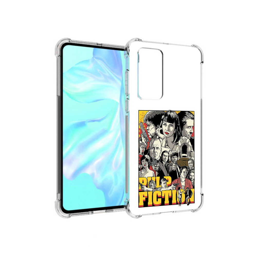 

Чехол MyPads Tocco для Huawei P40 комикс картинка, Прозрачный, Tocco