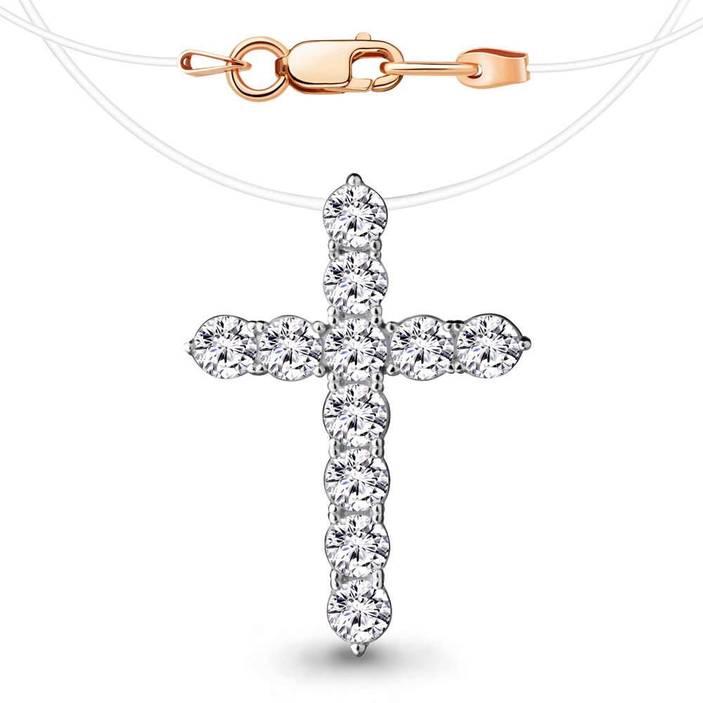 

Колье из серебра с фианитом Aquamarine Aquamarine 73601А_925_з 40 см, 73601А_925_з