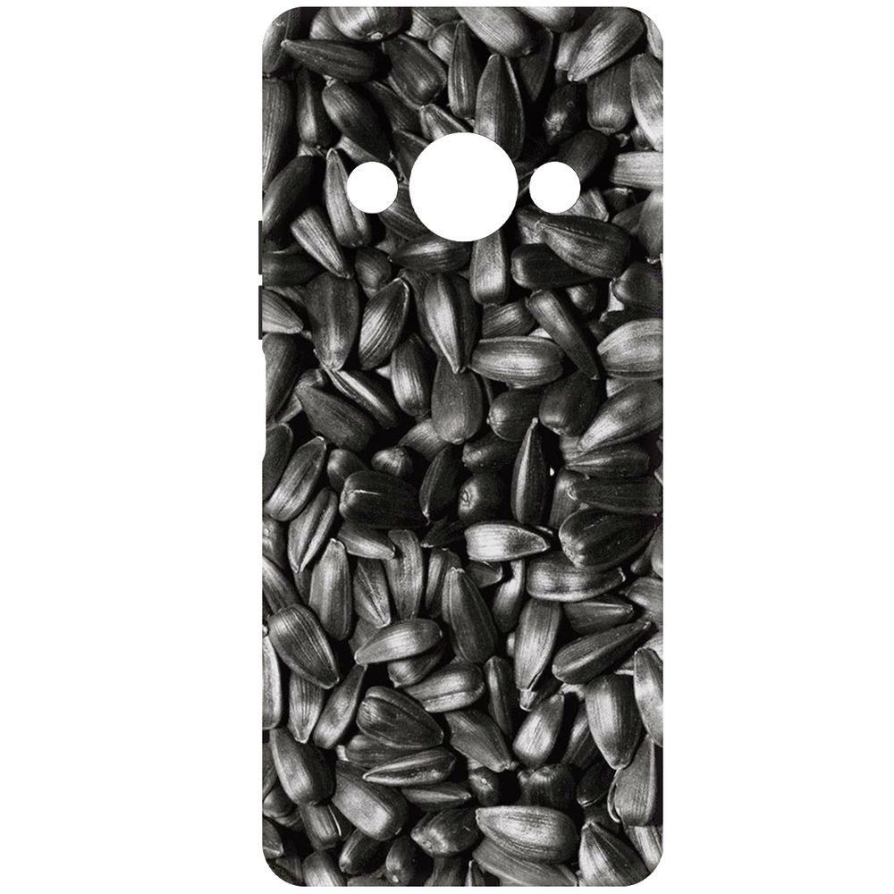 

Чехол-накладка Krutoff Soft Case Семечки для Xiaomi Poco C61 черный