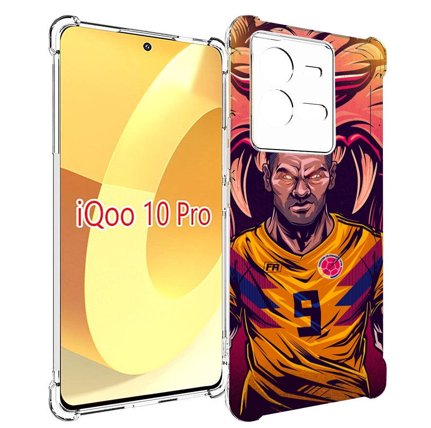 

Чехол MyPads парень-тигр-красный для Vivo iQOO 10 Pro, Прозрачный, Tocco