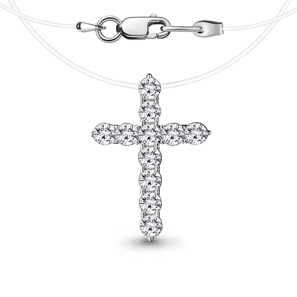 

Колье из серебра с фианитом Aquamarine Aquamarine 73600А_925_р 40 см, 73600А_925_р