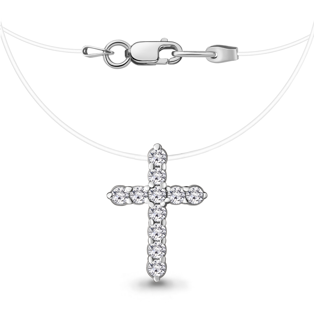 

Колье из серебра с фианитом Aquamarine Aquamarine 73599А_925_р 35 см, 73599А_925_р