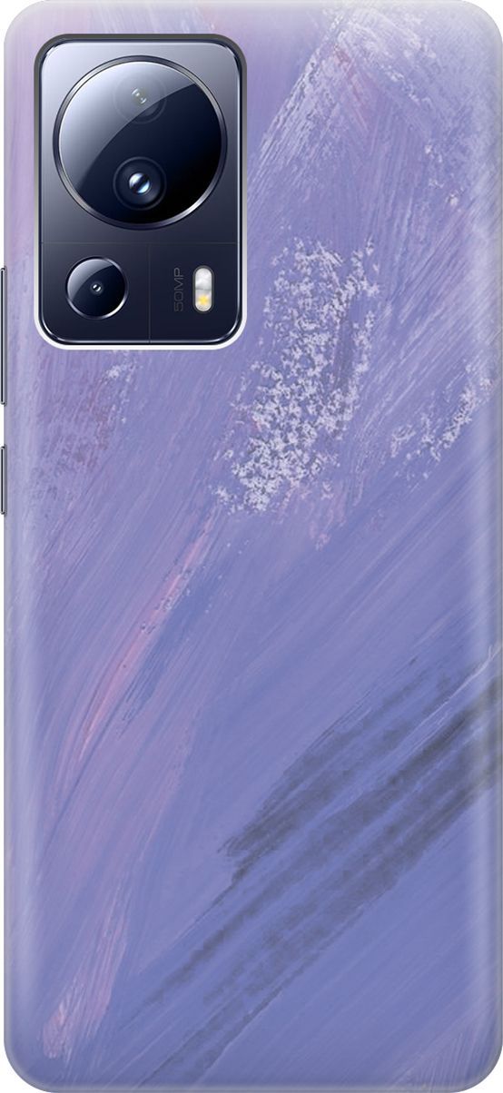 

Силиконовый чехол на Xiaomi 13 Lite "Сиреневые мазки", Серый;фиолетовый, 158502