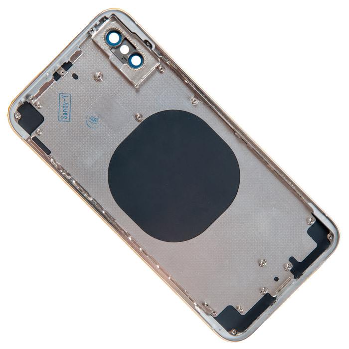 

Задняя крышка в сборе с рамкой Rocknparts для iPhone X, белый