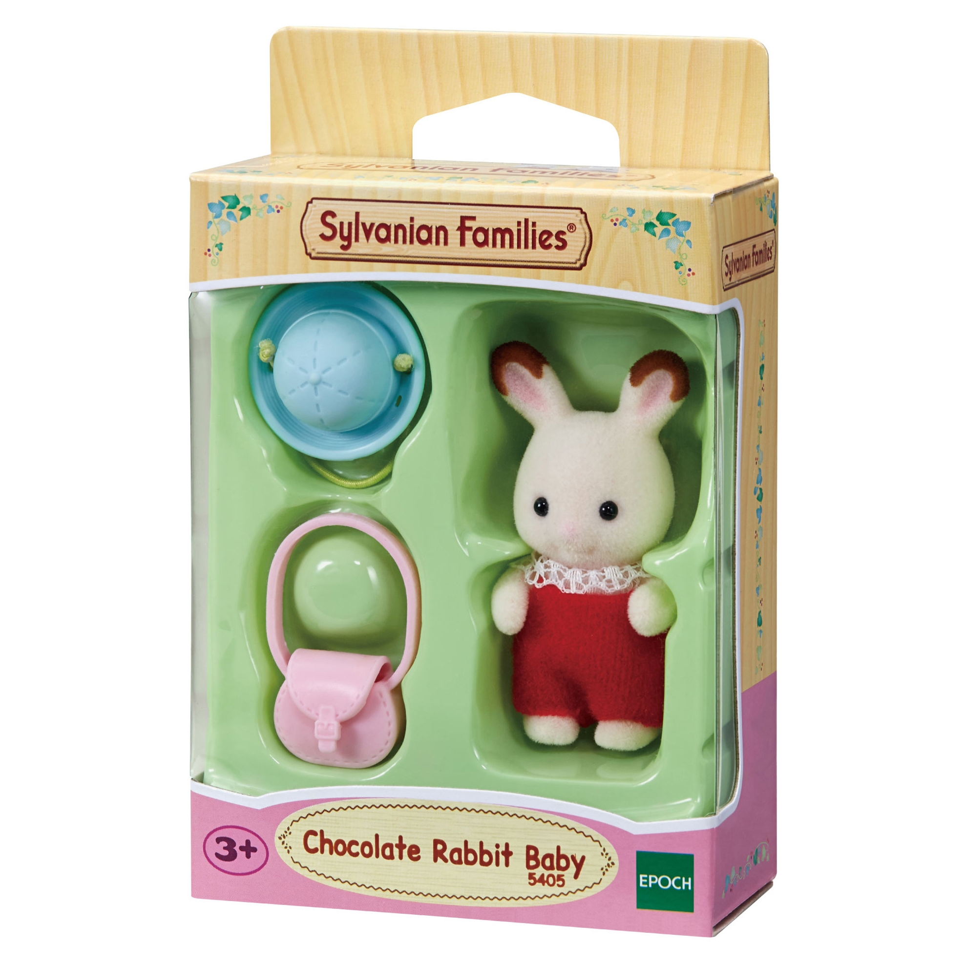 Игровой набор Sylvanian Families Малыш Шоколадный Кролик 5405 интерактивная обучающая игрушка abumba малыш лисёнок с набором карт и карточек