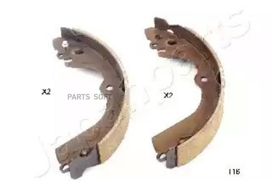 

Колодки тормозные Japanparts барабанные gf116af