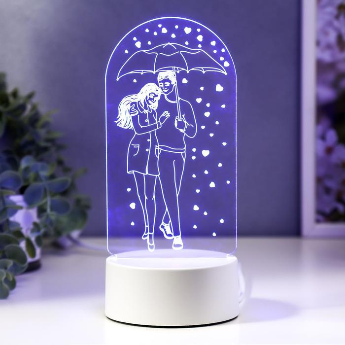 

Risalux "Влюбленная пара", LED, RGB, от сети, 9,5х9,5х21 см