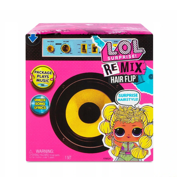 Игровой набор L.O.L. Surprise Remix Hairflip 566977 l o l lil outrageous surprise кукла omg remix rock fame queen and keytar
