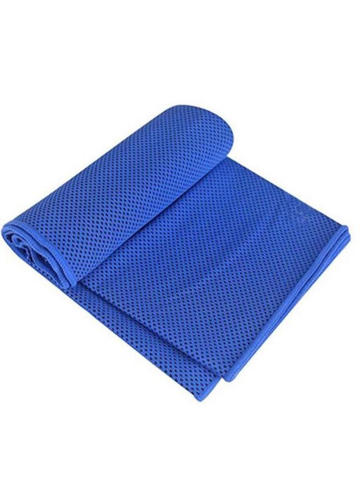 фото Охлаждающее полотенце для занятий спортом (цвет: синий ) markethot