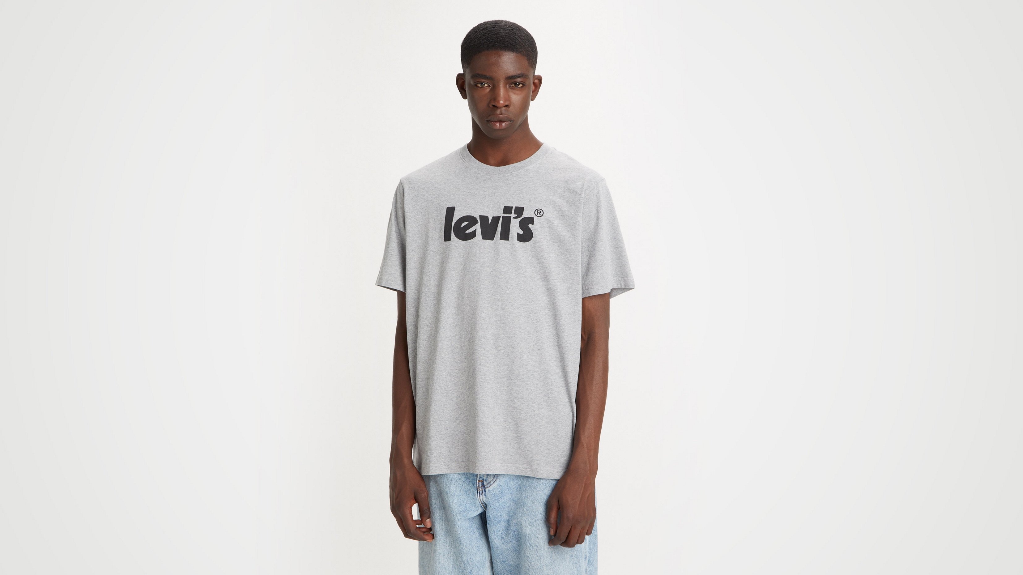 

Футболка мужская Levi's 16143-0408 серая S, Серый, 16143-0408