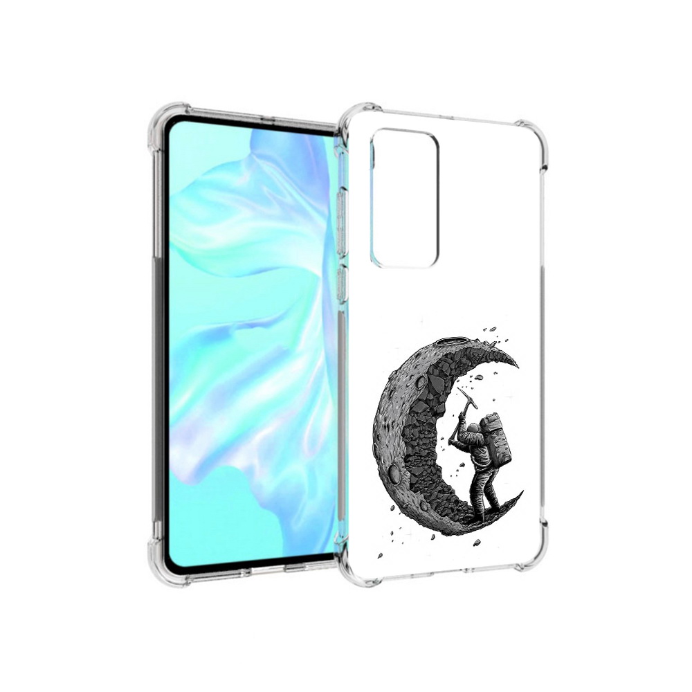 

Чехол MyPads Tocco для Huawei P40 камненная луна, Прозрачный, Tocco