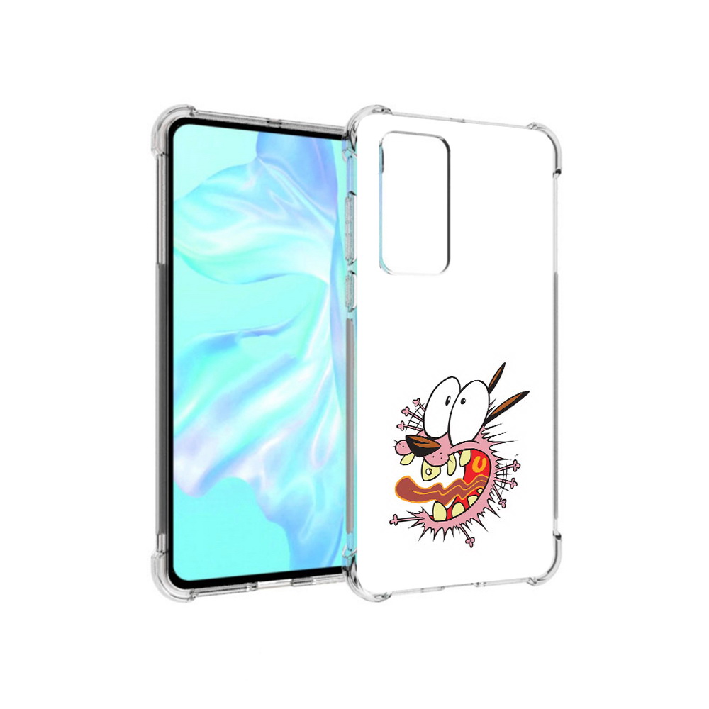 

Чехол MyPads Tocco для Huawei P40 испуганный бобик, Прозрачный, Tocco