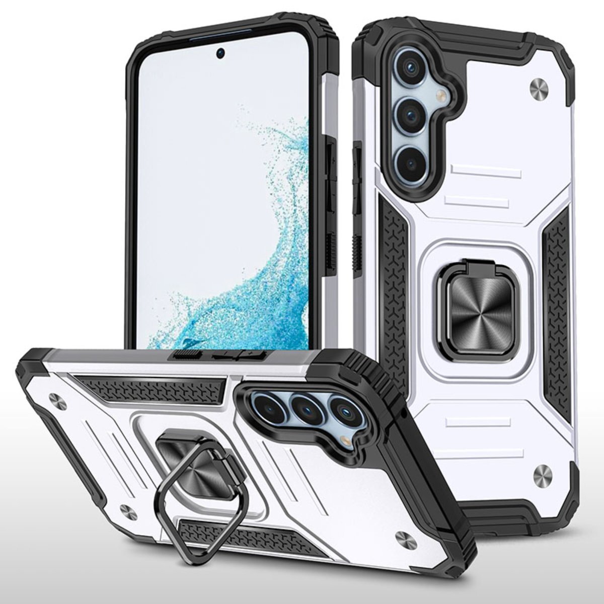 

Противоударный чехол Legion Case для Samsung Galaxy S23 FE, серебристый, Legion Case