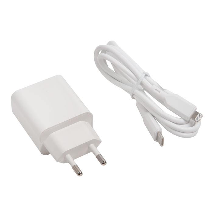

Сетевое зарядное устройство BOROFONE BA71A lightning 1xUSB Type-C 3 А белый, BA71A