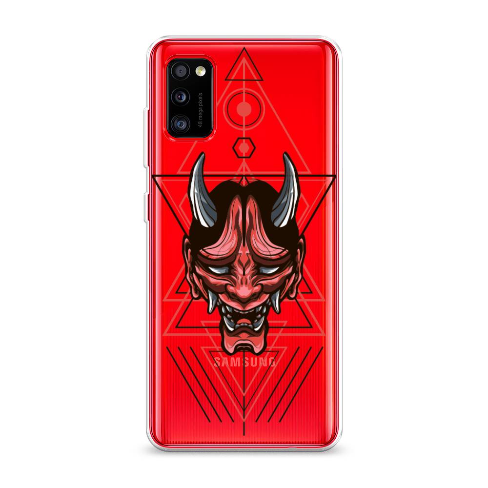 

Чехол на Samsung Galaxy A41 "Hanya Oni mask", Серый;красный;черный, 2100450-4