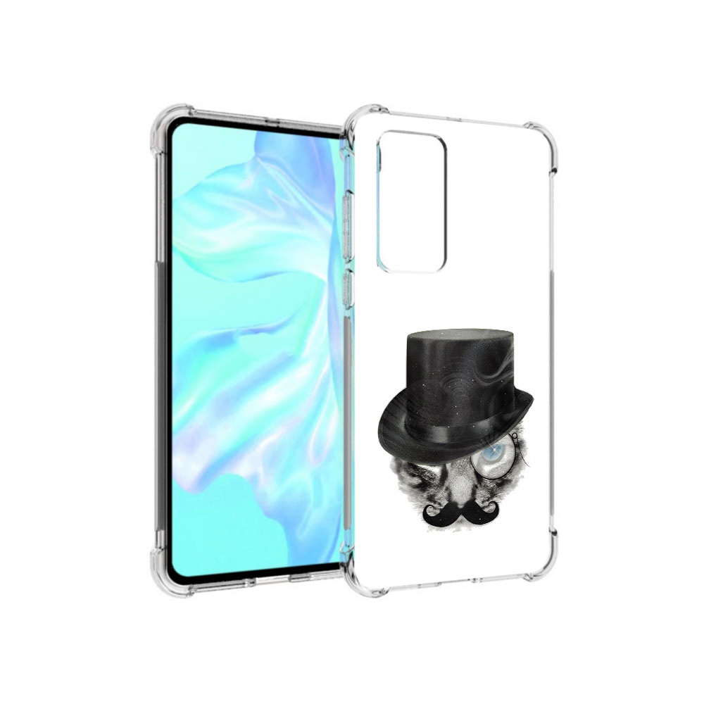 

Чехол MyPads Tocco для Huawei P40 интелегентный кот, Прозрачный, Tocco