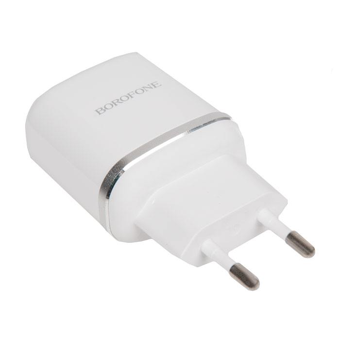 

Сетевое зарядное устройство BOROFONE BA36A 1x USB Type A 3 А белый, BA36A