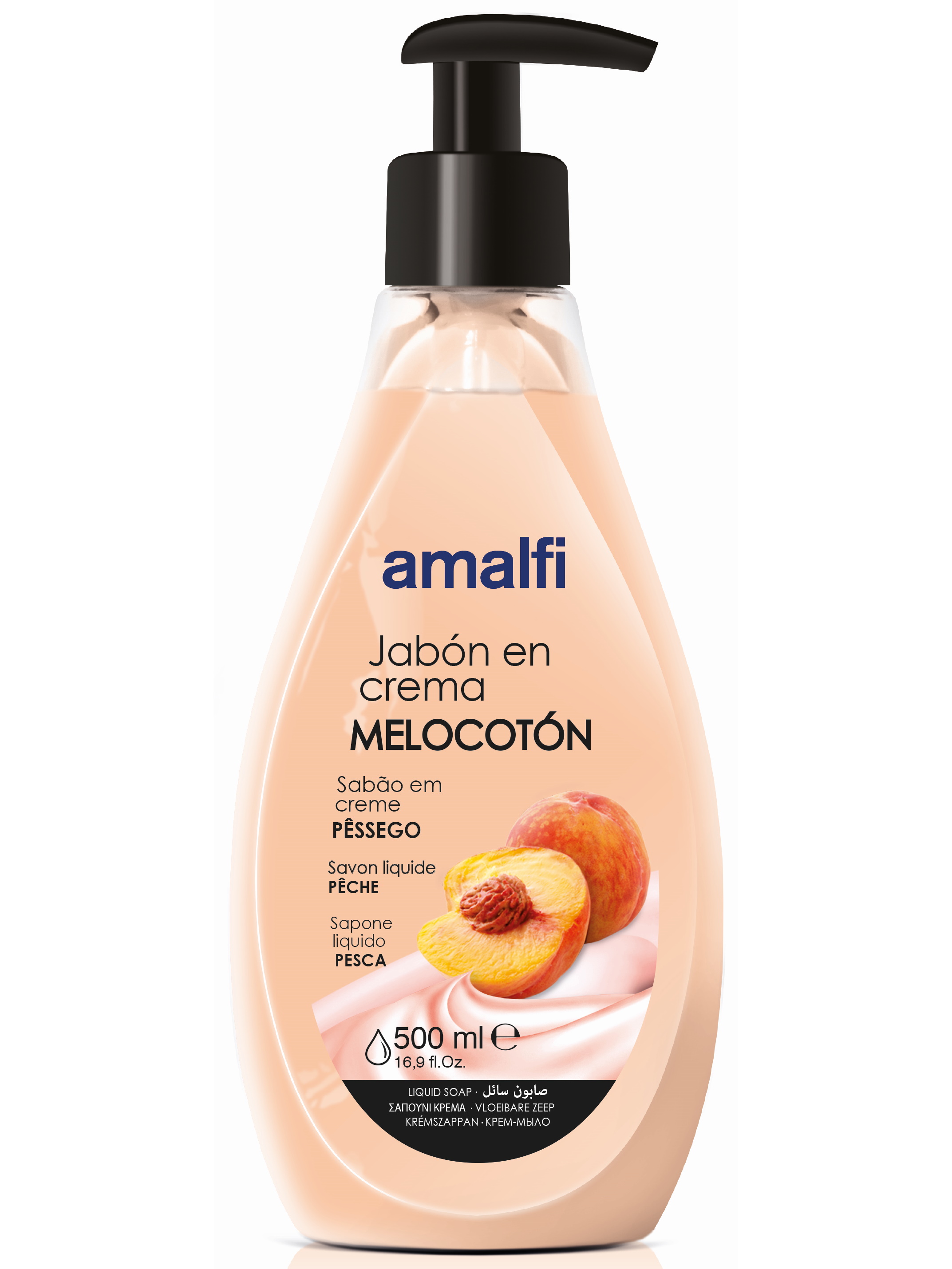 фото Жидкое крем-мыло для рук amalfi peach 500 мл amalfy