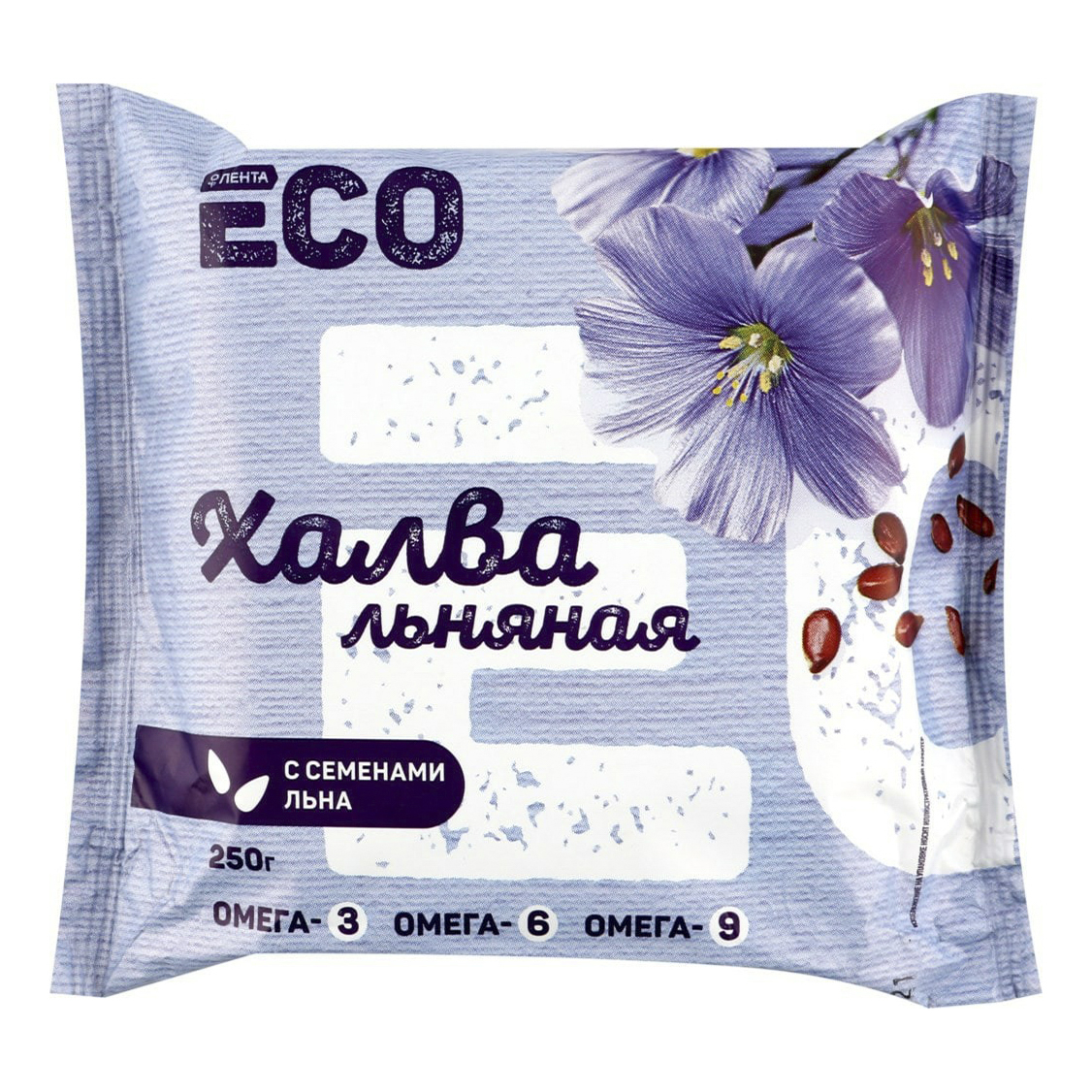 Халва Лента ECO Льняная с семенами льна 250 г