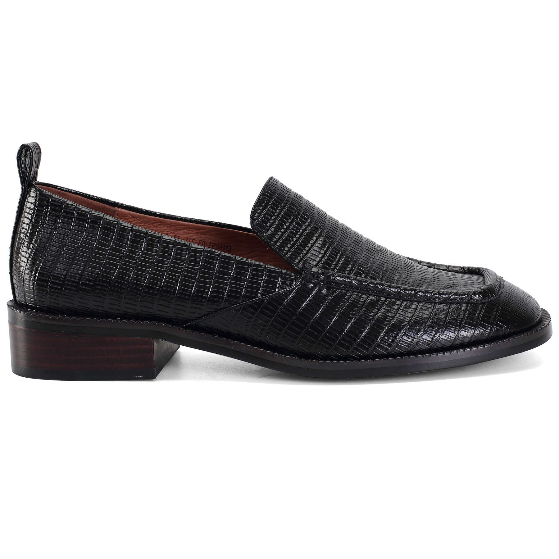 

Лоферы женские Ekonika EN6091-03-21L черные 35 RU, EN6091-03-21L