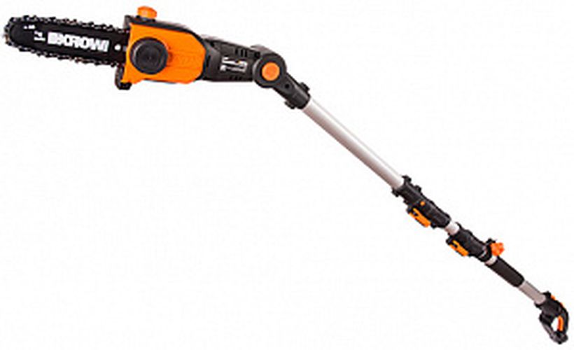 

Цепная пила "Worx" аккумуляторная телескопическая 20В 20 см, без АКБ и ЗУ
