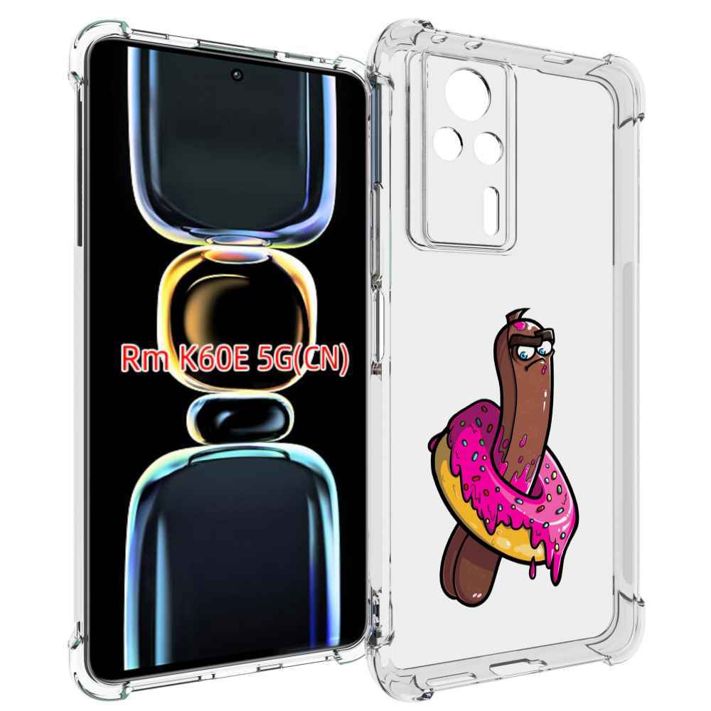 

Чехол MyPads эклер в пончике для Xiaomi Redmi K60E, Tocco