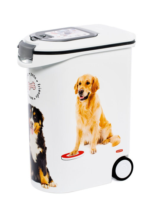 

Контейнер для корма Curver PET LIFE DOG белый, 54 л, 20 кг, PET LIFE DOG