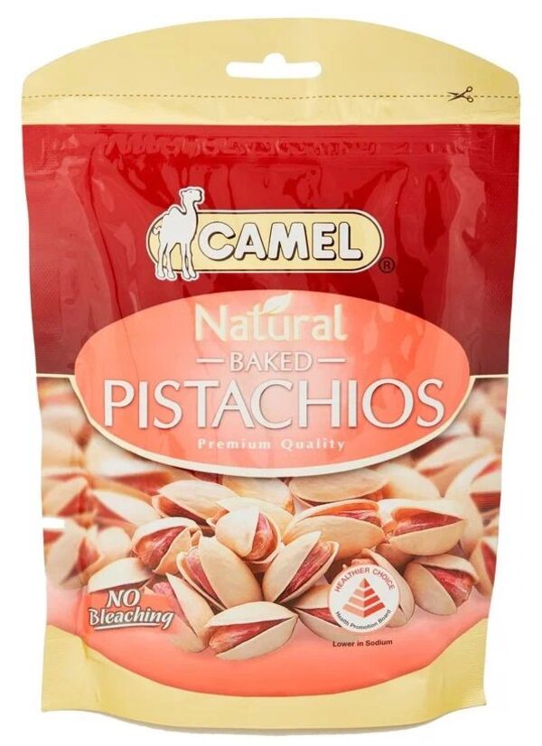 

Фисташки Camel Natural Pistachios печеные подсоленные 135 г