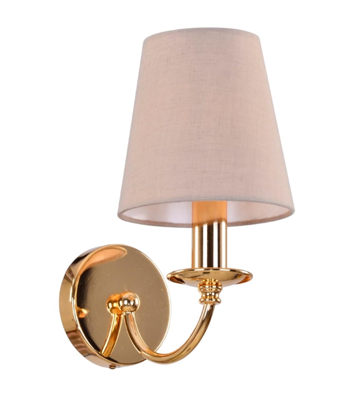 фото Светильник настенный crystal lux camila, camila ap1 gold, 60w, e14