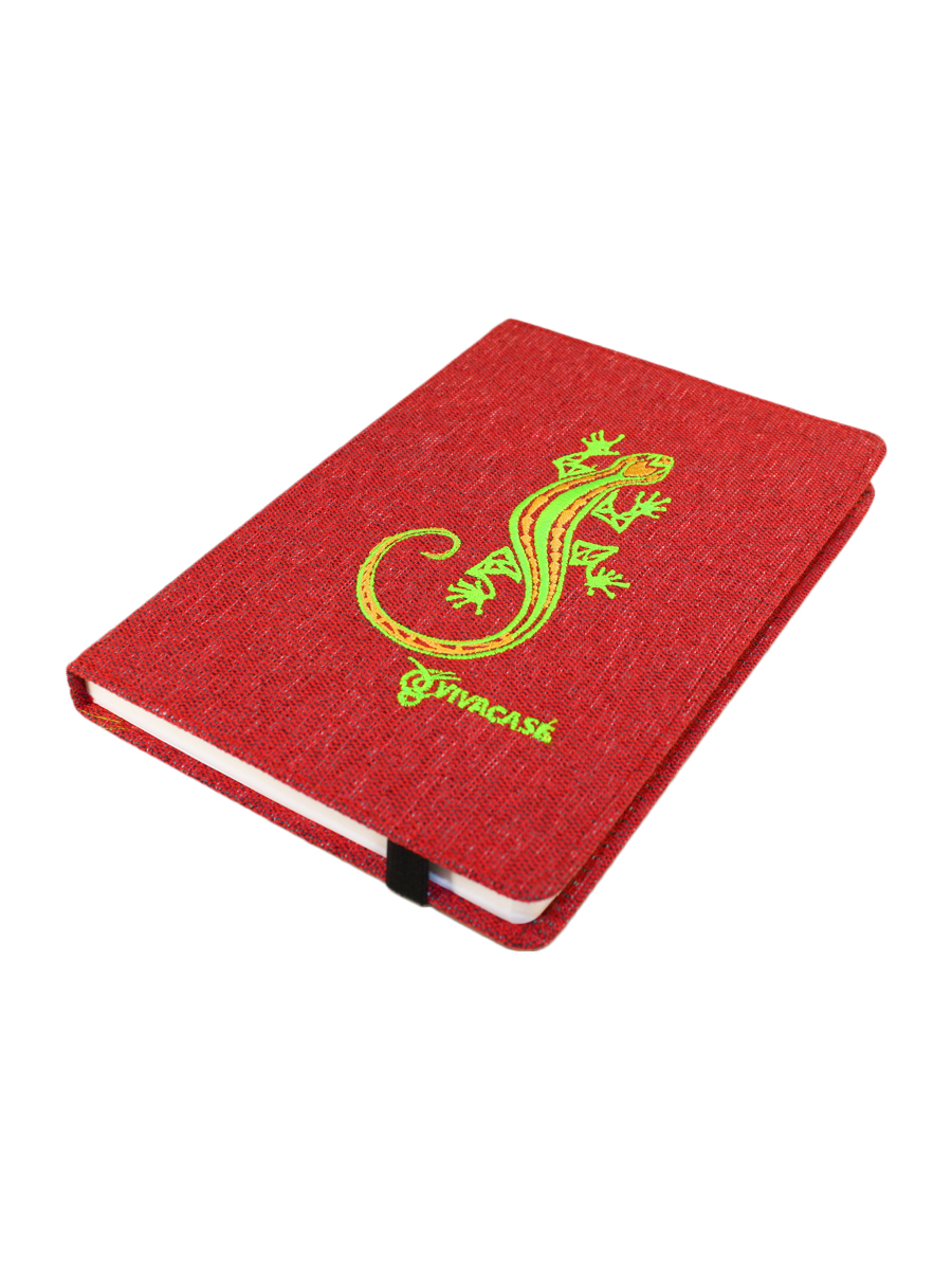 

Ежедневник VIVACASE SALAMANDER VNB-NNSLM01-red, А5, 140х205, красный