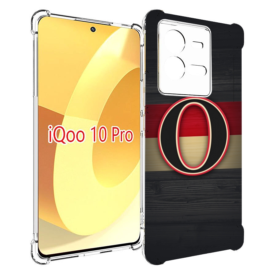 

Чехол MyPads оттава сенаторс для Vivo iQOO 10 Pro, Прозрачный, Tocco