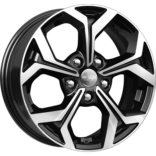 фото Колесный диск r16 k&k zv octavia fl (кс878) 6.5/5x112x57.1/46 алмаз черный 74909 сфера