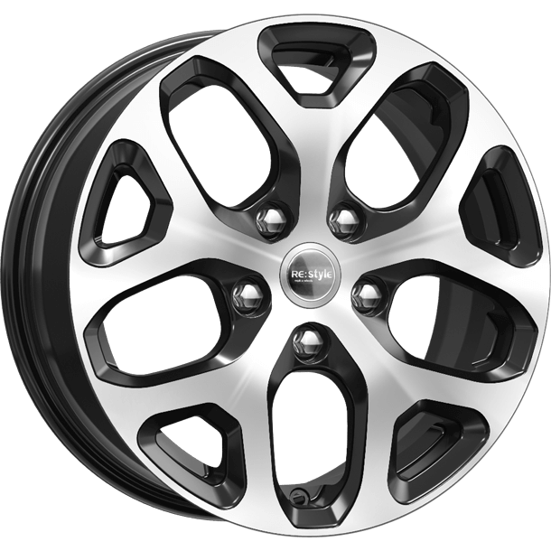 фото Колесный диск k&k кс869 (zv16 megane) 6.5x16 5x114.3 et47 d66.1 алмаз черный, арт.74773