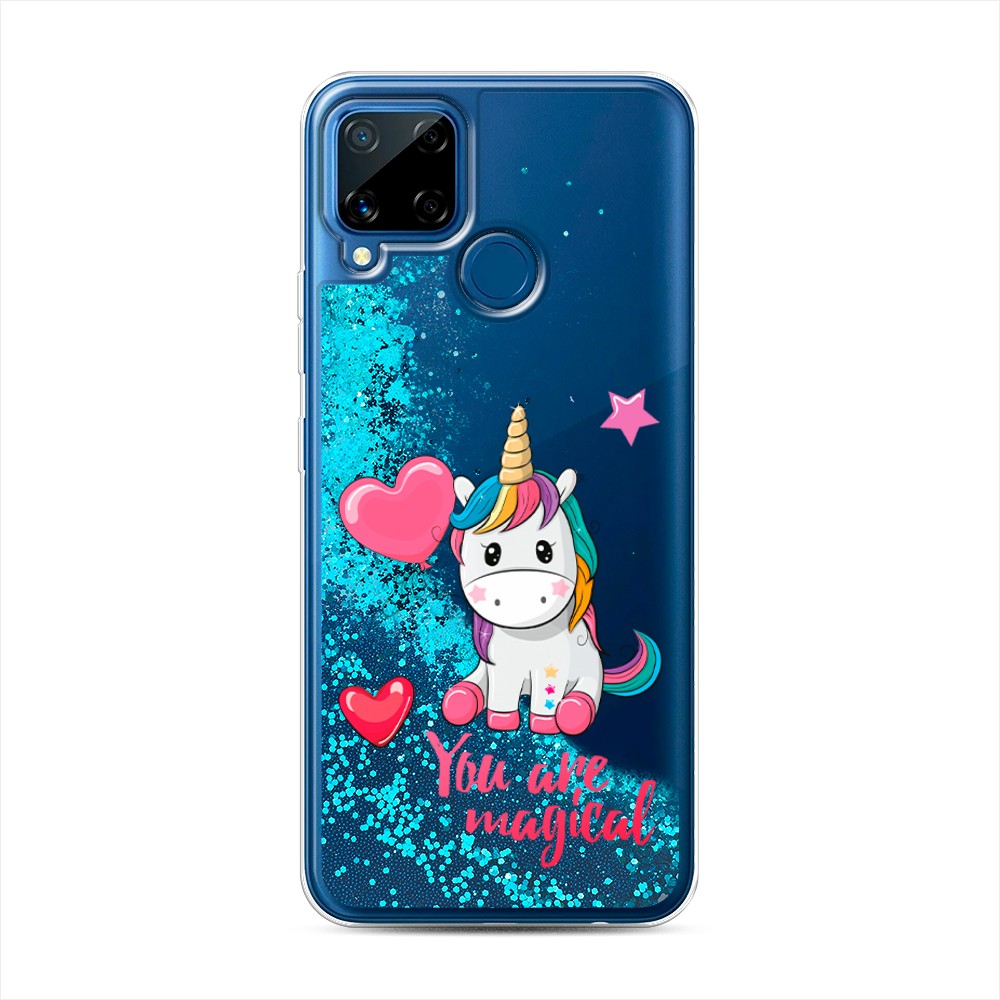 

Чехол Awog на Realme C15 "Волшебная единорожка", Разноцветный, 255093-1