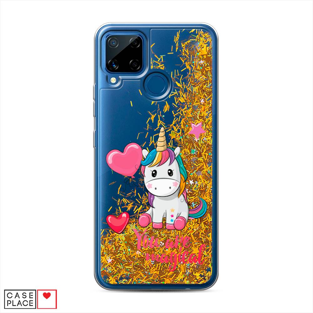 

Чехол Awog на Realme C15 "Волшебная единорожка", Разноцветный, 255090-1
