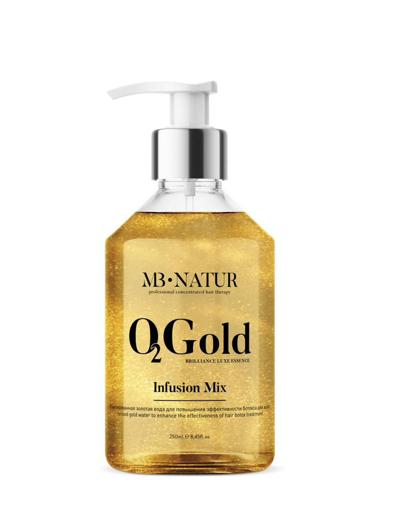 

Ионизированная золотая вода INFUSION MIX O2GOLD для эффективности процедуры 250мл