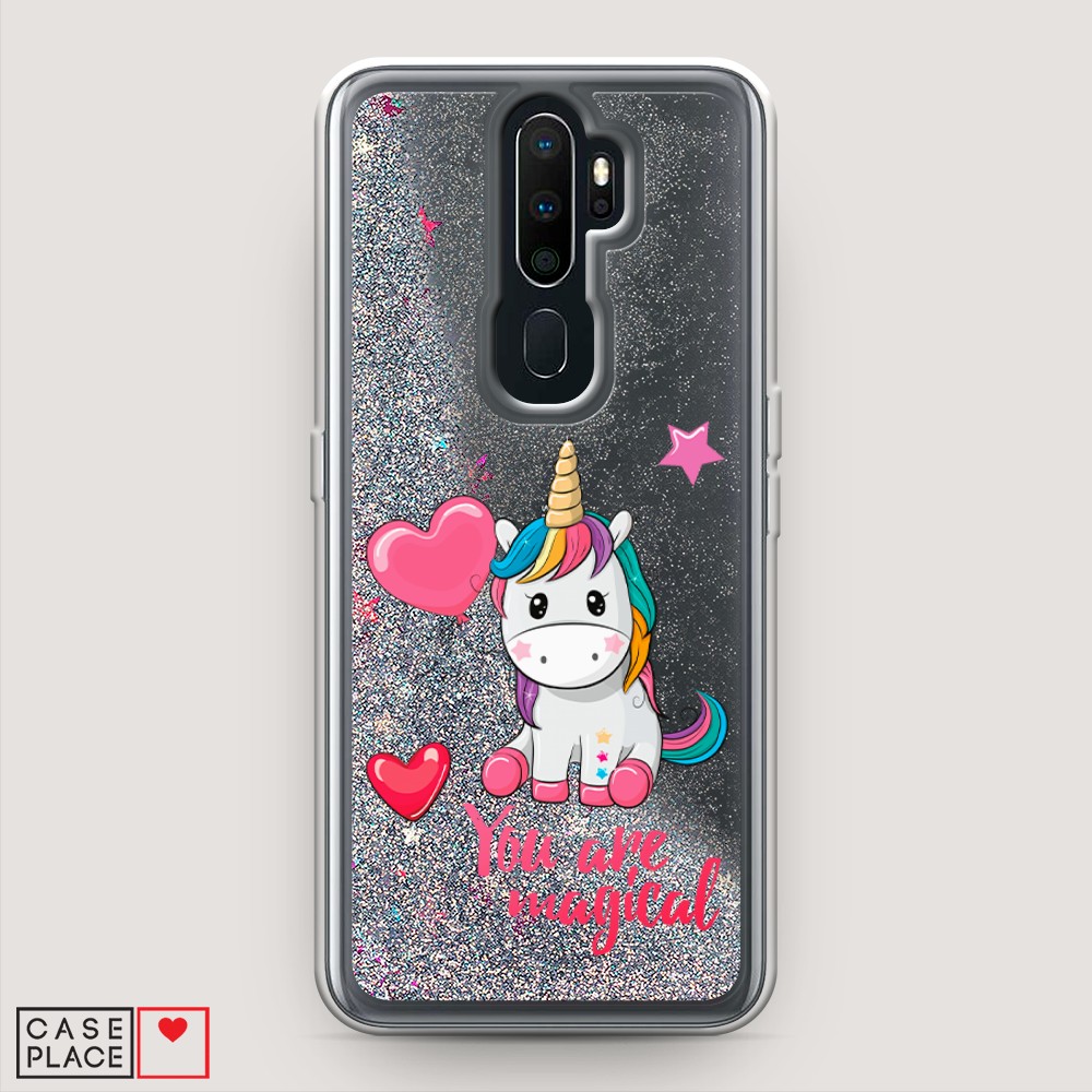 

Чехол Awog на Oppo A9 (2020) "Волшебная единорожка", Разноцветный, 251991-1