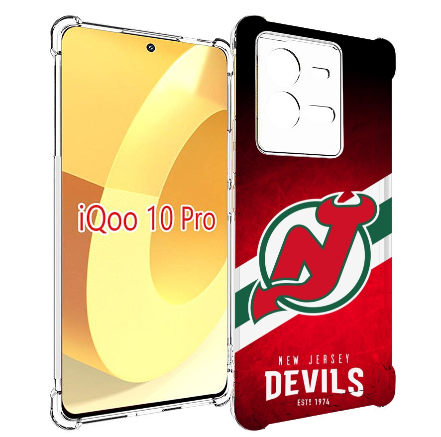 

Чехол MyPads нью джерси девилз для Vivo iQOO 10 Pro, Прозрачный, Tocco